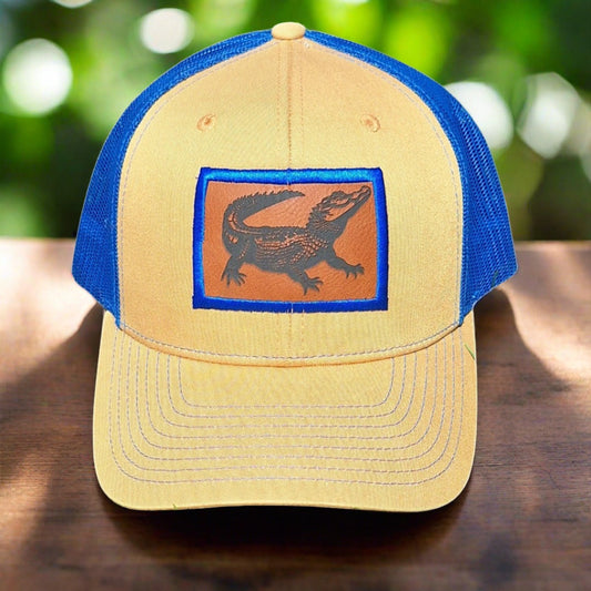 Animal variety leather patch hat